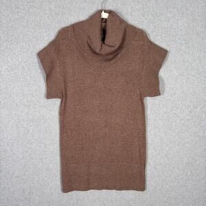 Love Stitch Angora Tunic Sweater Medium Wool Soft Neutral Quiet Career NEW $78